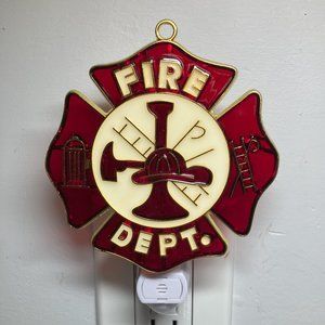 FIREMEN BADGE NIGHT LIGHT